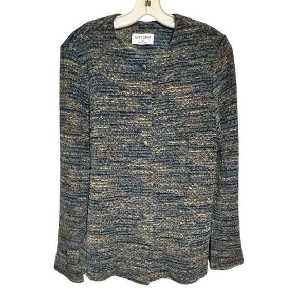 Alfred Dunner Chenille Cardigan Sweater‎ - Picture 1 of 5